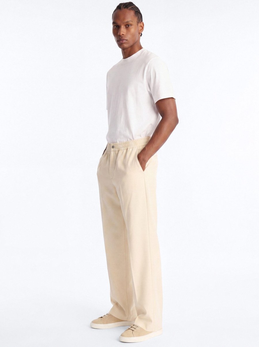 Modern Essential Slim Trouser - White