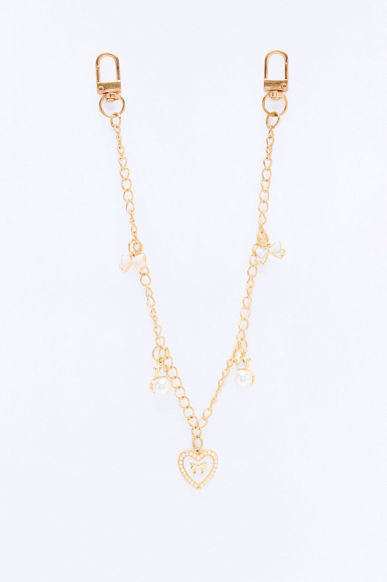 Bow To The Queen Handbag Chain - Gold