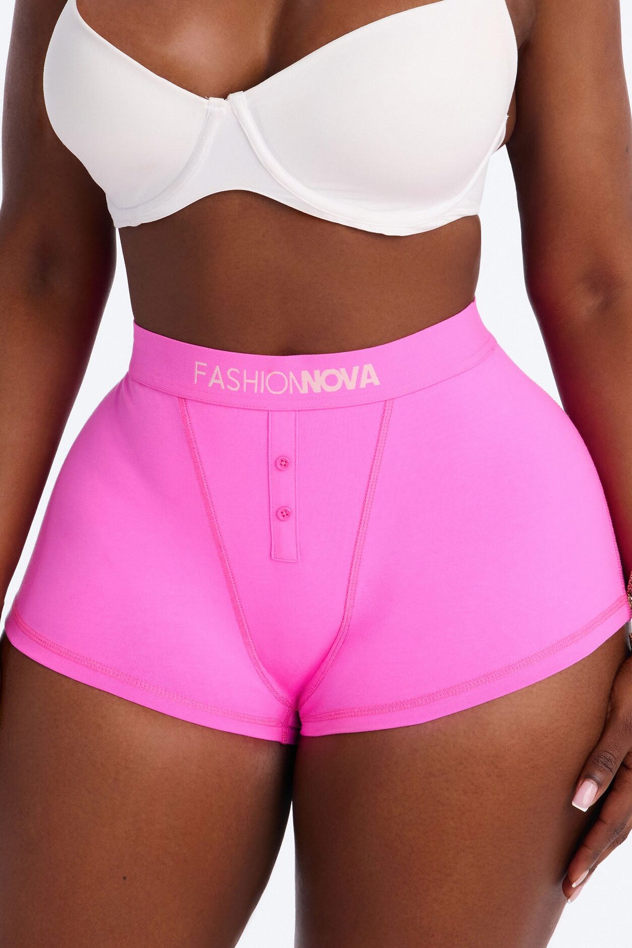 FN Mood Cotton Boyshort - Fuchsia