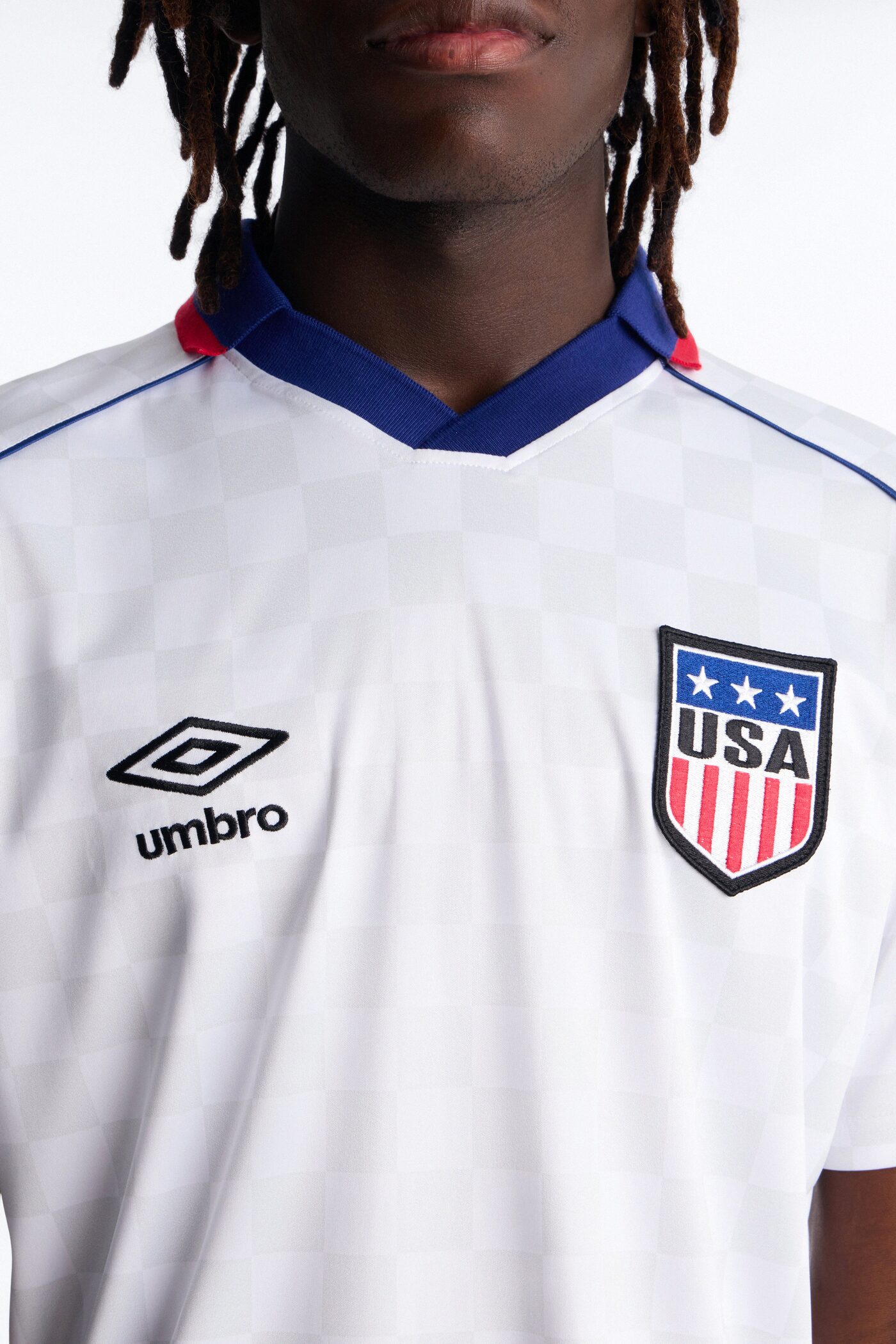 Umbro USA Collar Soccer Jersey - White