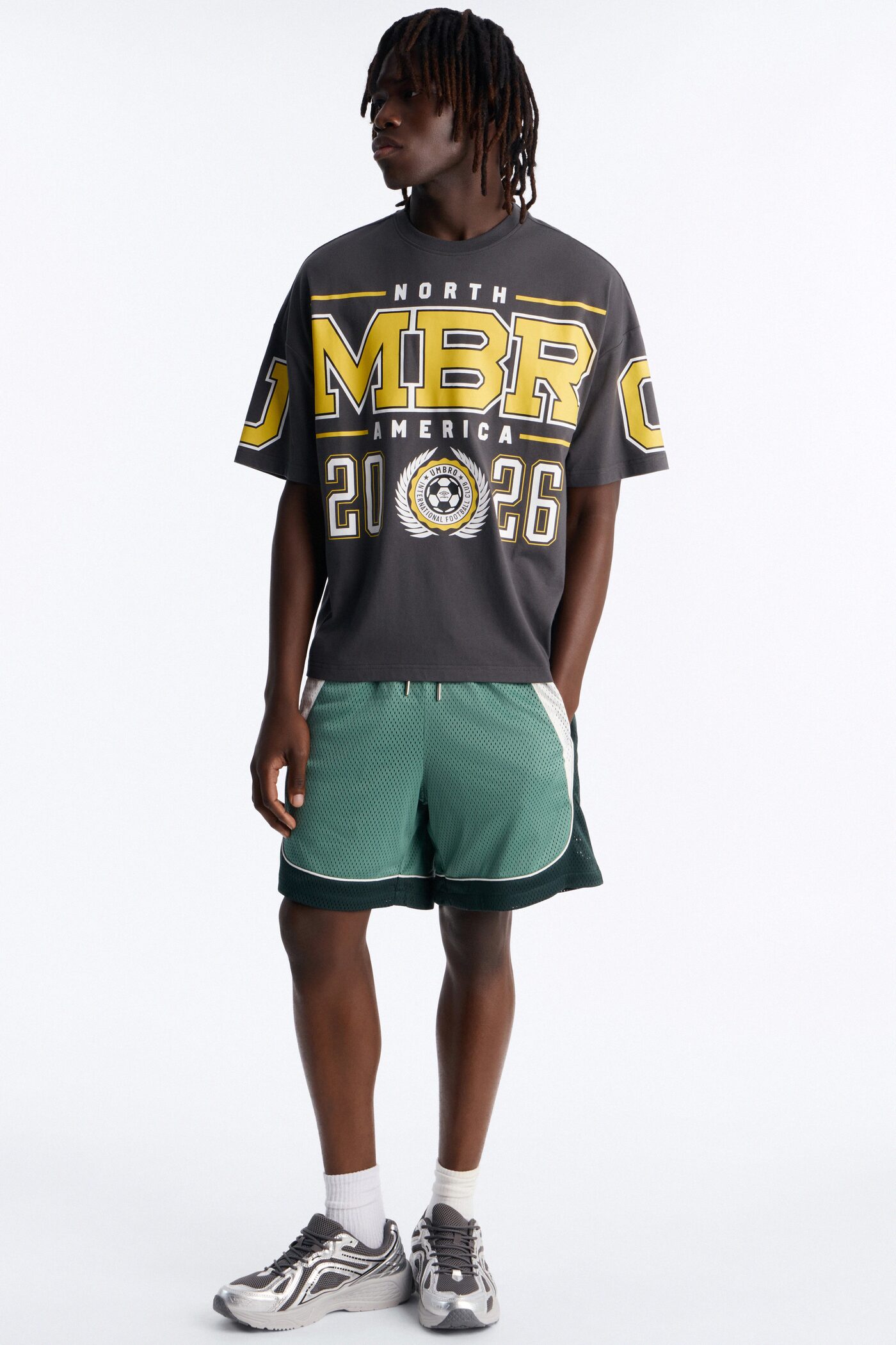 Umbro North America Soccer 2026 Short Sleeve Tee - Black