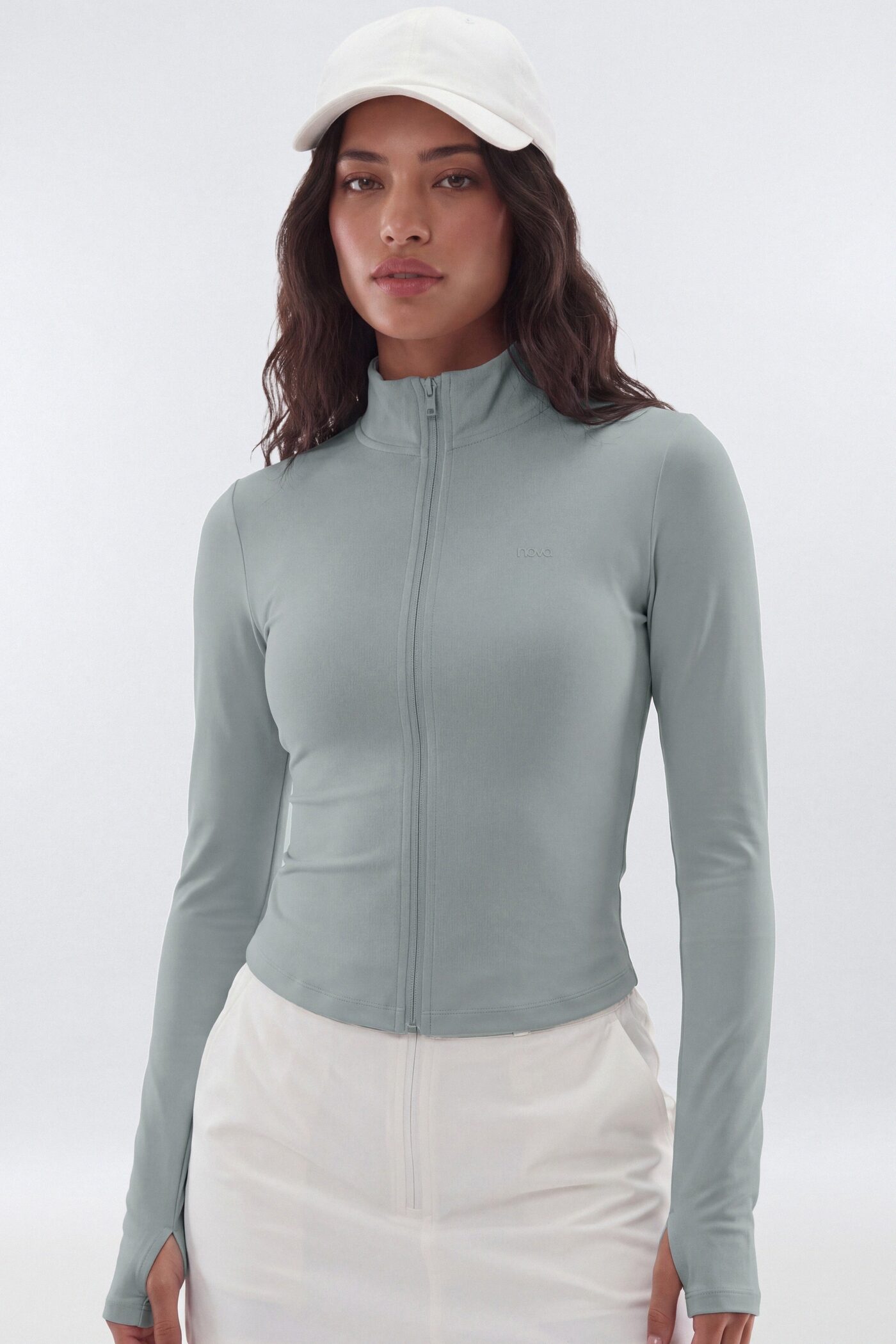 CloudForm™ Long Sleeve Full Zip Jacket - Steel