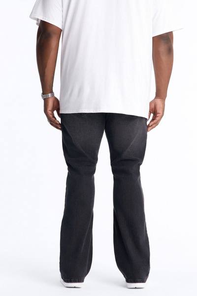 Dreamy Stacked Skinny Flare Jeans - Black Wash
