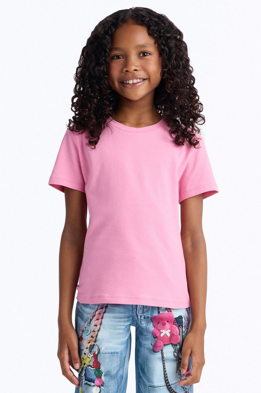 Mini My Everyday Crew Neck Tee - Pink