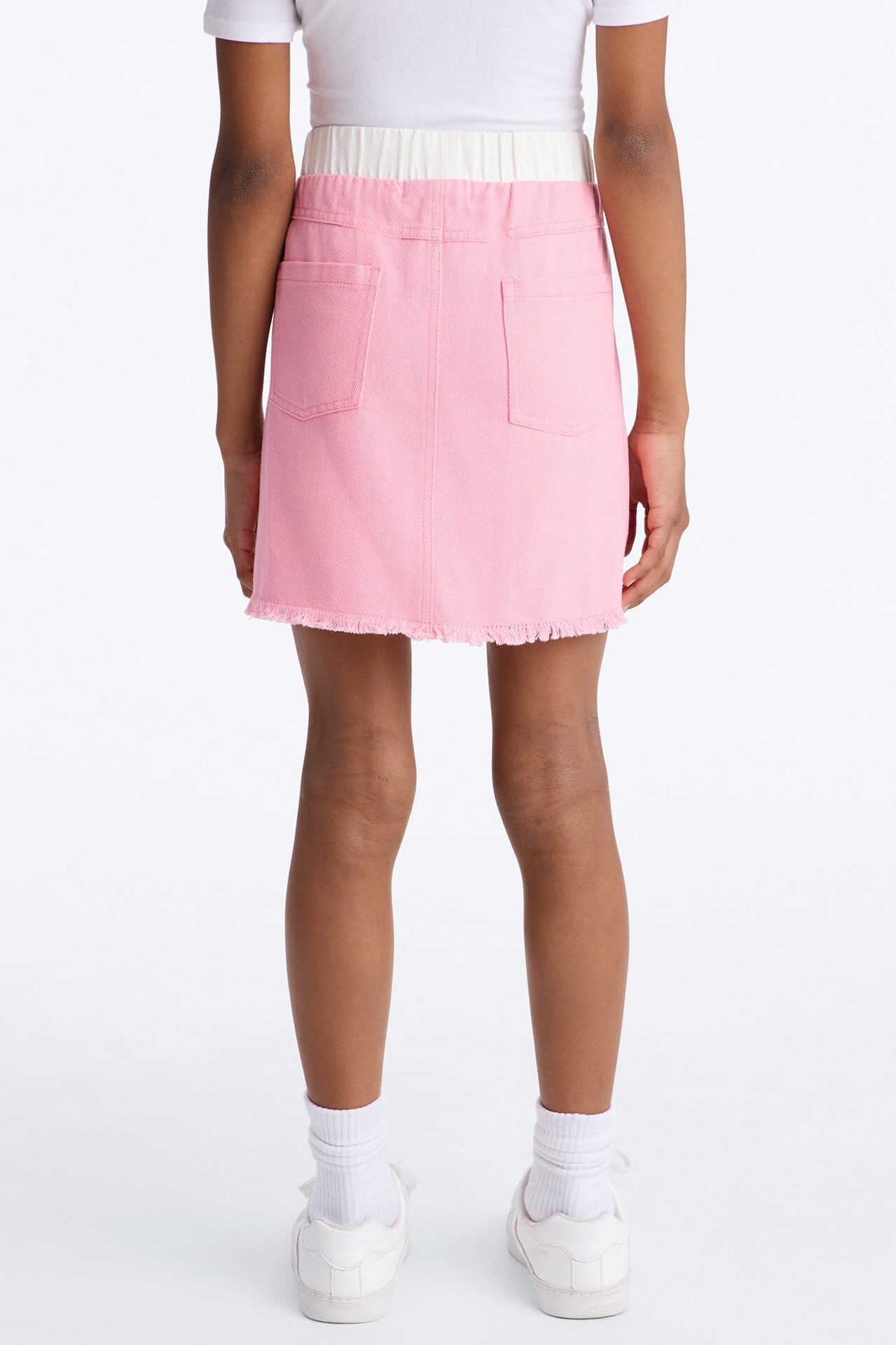 Mini Fabulous Forever Denim Skirt - Pink