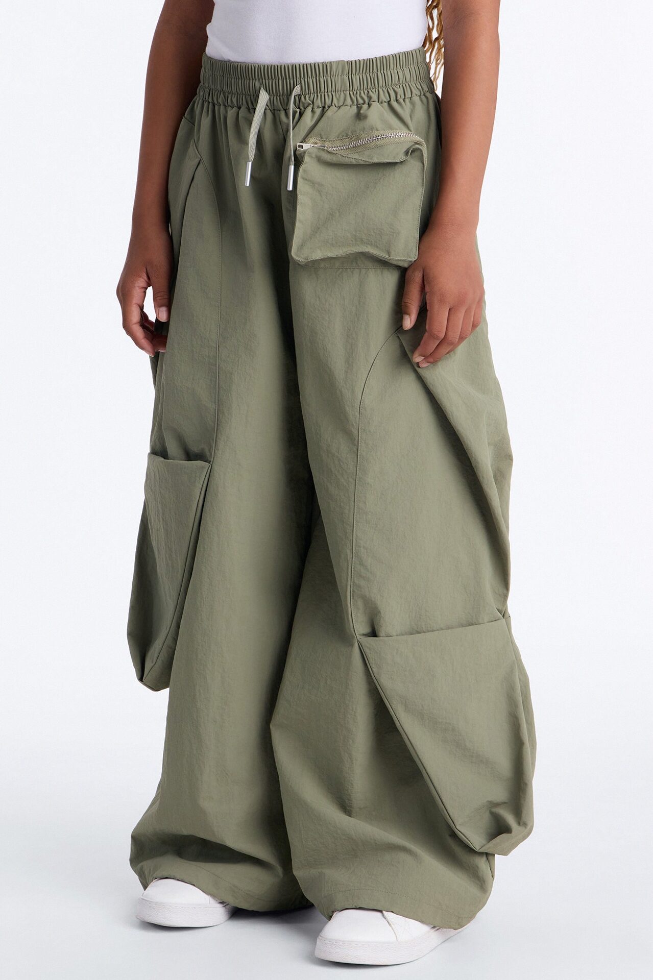 Mini Mind Your Own Business Parachute Jogger - Sage