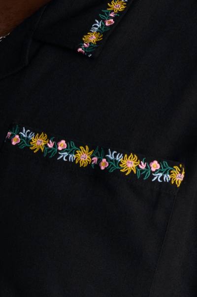 A Life In Balance Button Up Shirt - Black