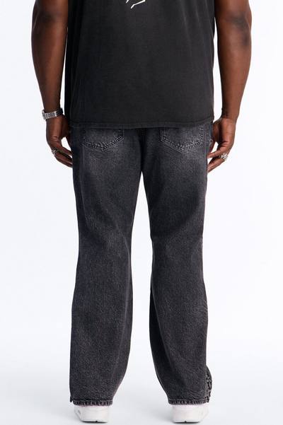 Straight Flare Easy Partner Jean - Black