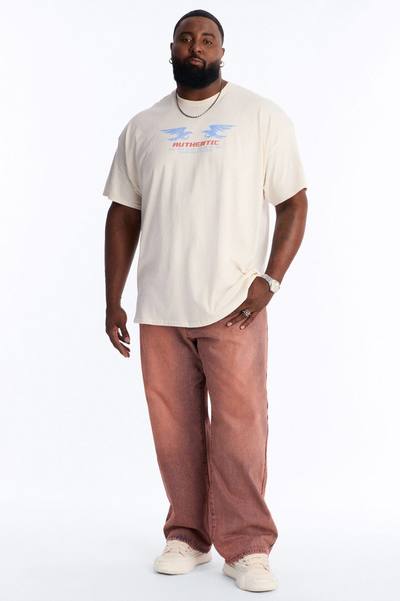 The Staple Baggy Jean - Washed Mauve
