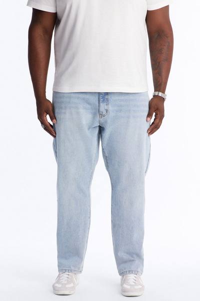 The Staple Straight Jean - Light Blue Wash