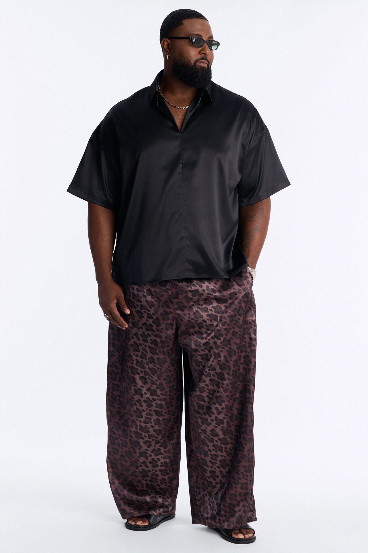 Relaxed Luxe Lumina Easy Flow Polo - Black