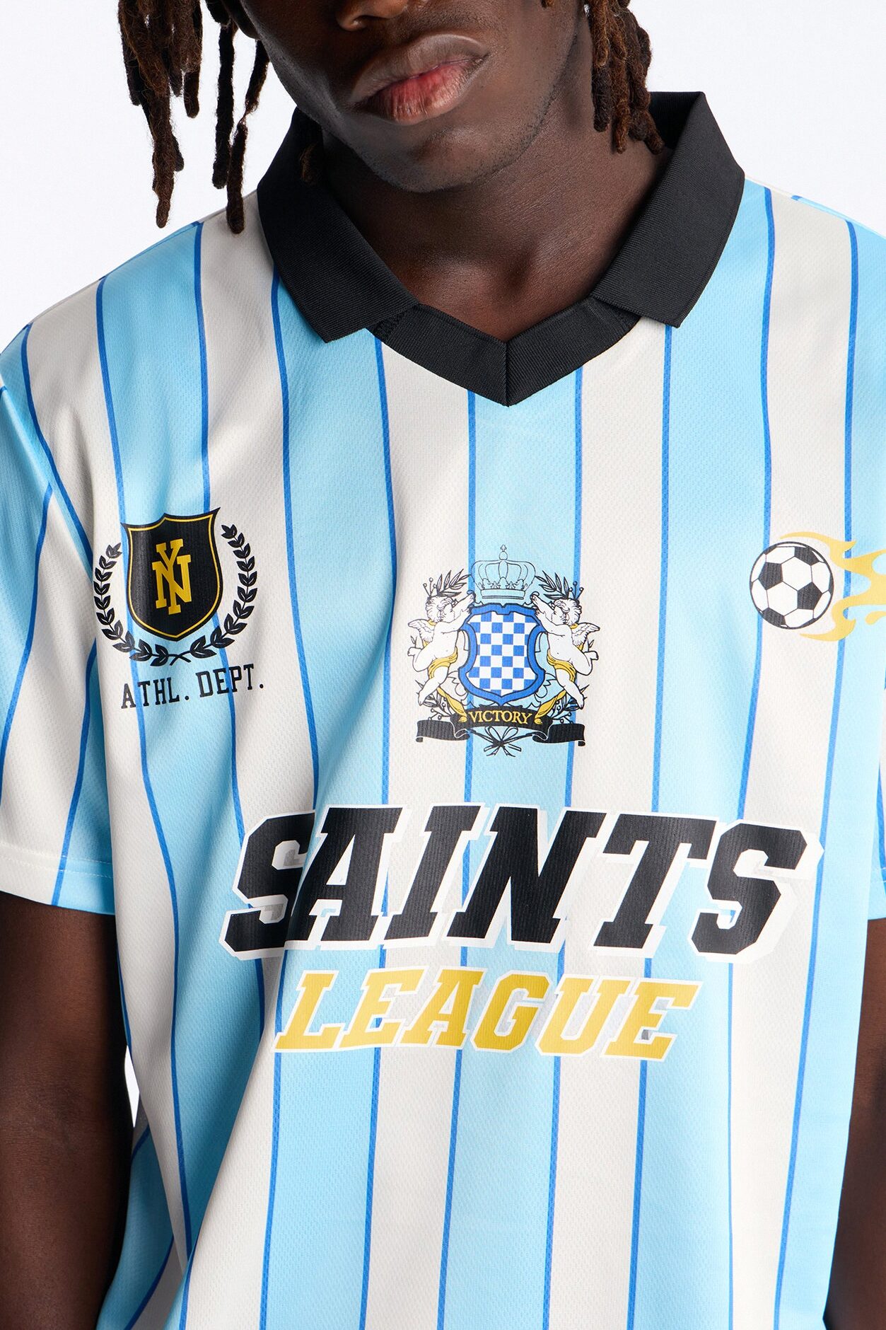 Saints League Soccer Jersey - Blue/combo