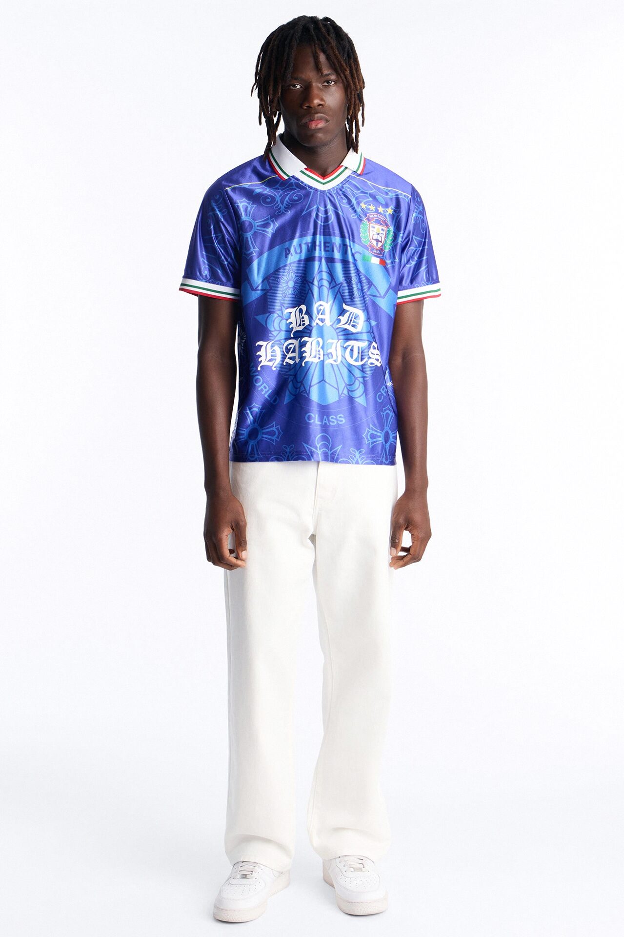 Bad Habits Soccer Jersey - Blue