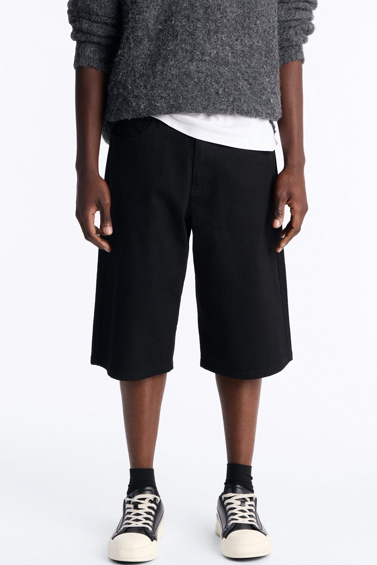 Cornell Baggy Denim Short - Black