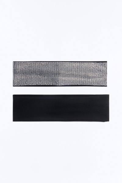 Stardust 2 Piece Headband Set - Black