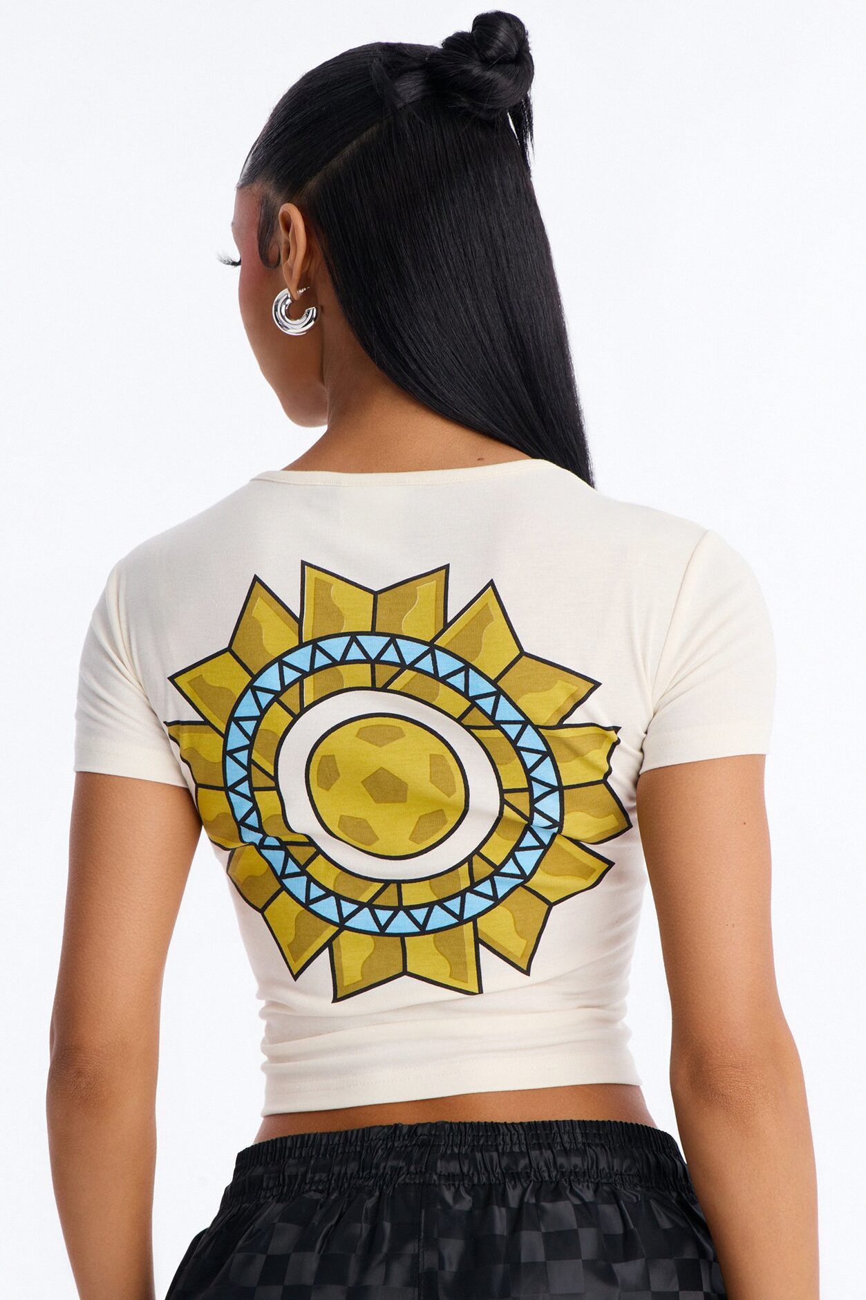 FIFA Argentina Elite Squad Cropped Tee - Cream