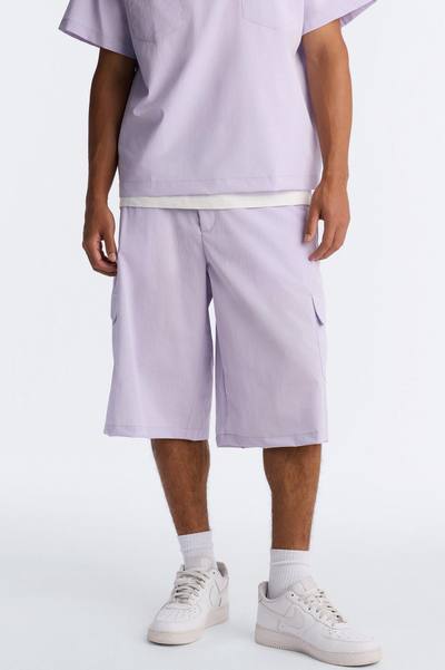 Gable Pocket Baggy Short - Purple