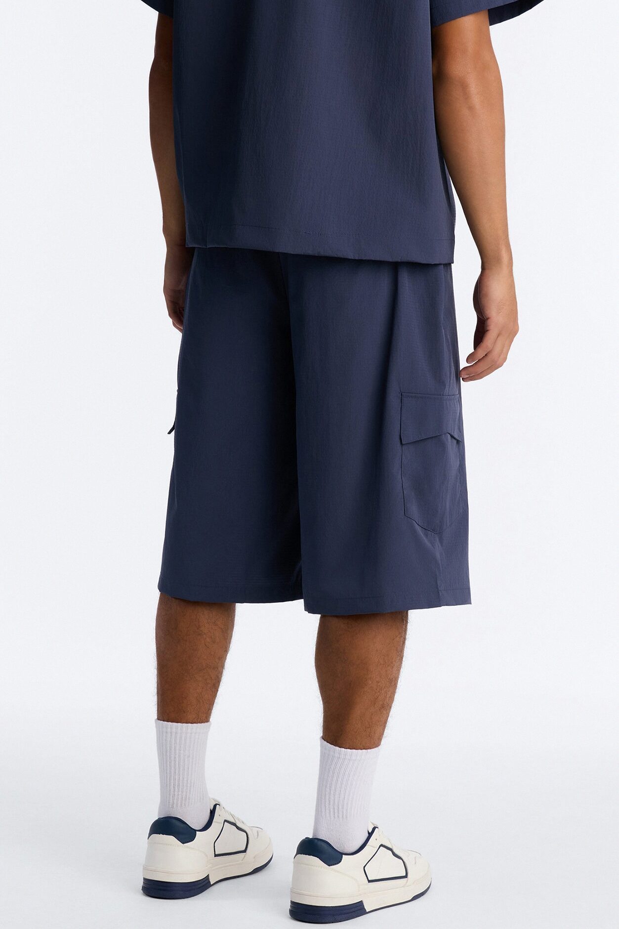 Gable Pocket Baggy Short - Navy