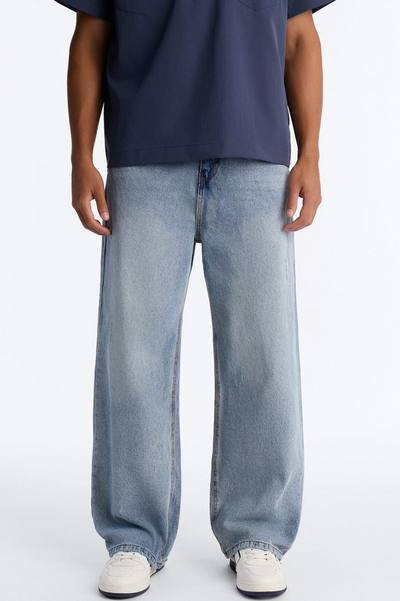 The Tuesday Baggy Jean - Vintage Blue Wash