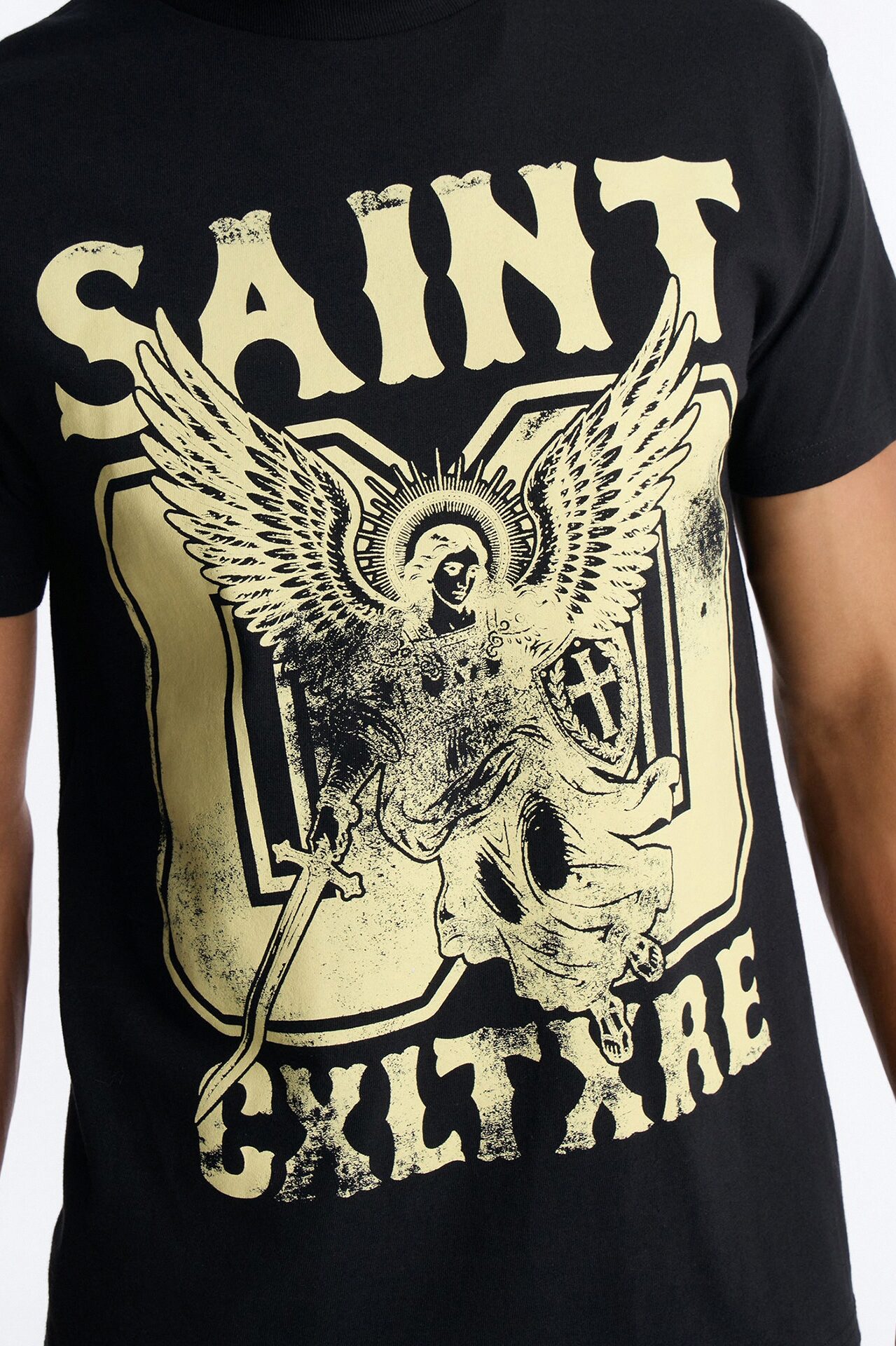 Saint Cxltxre 00 Oversized Short Sleeve Tee - Black