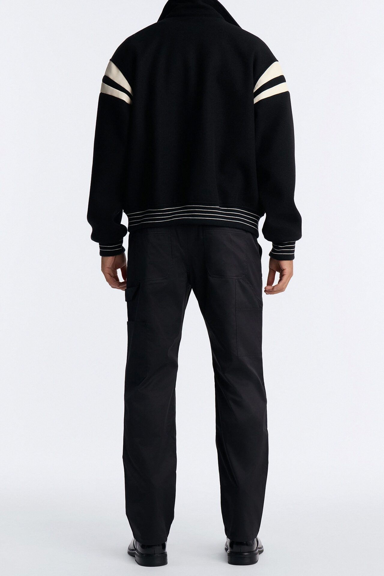 Alessandro Studded Straight Leg Pant - Black