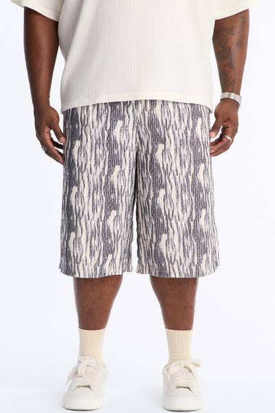 Starry Night Baggy Short - Blue/combo