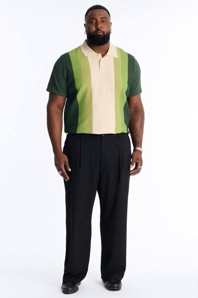 Palm Springs Panel Polo - Green/combo