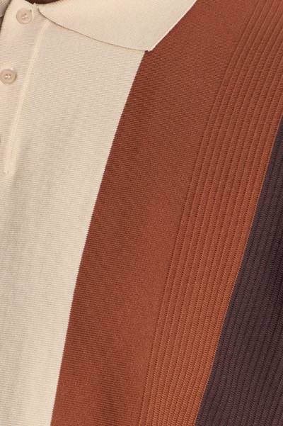 Palm Springs Panel Polo - Brown/combo