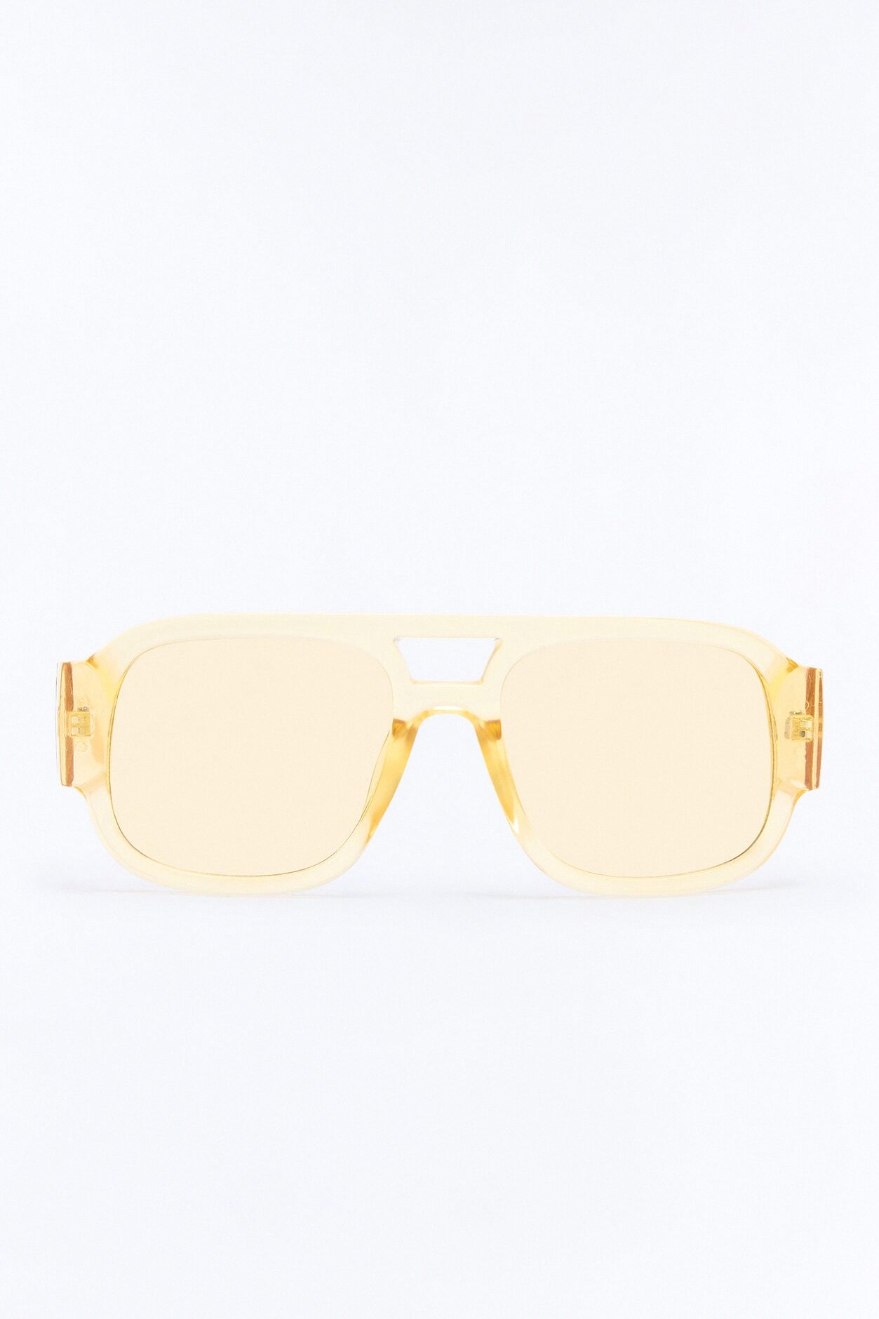 Jet Set Aviator Sunglasses - Yellow