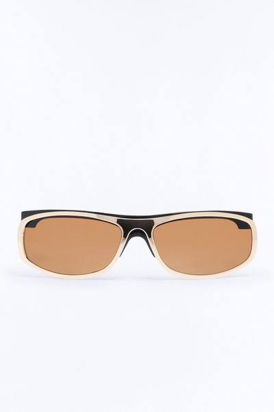 Spare Change Round Sunglasses - Gold/Black