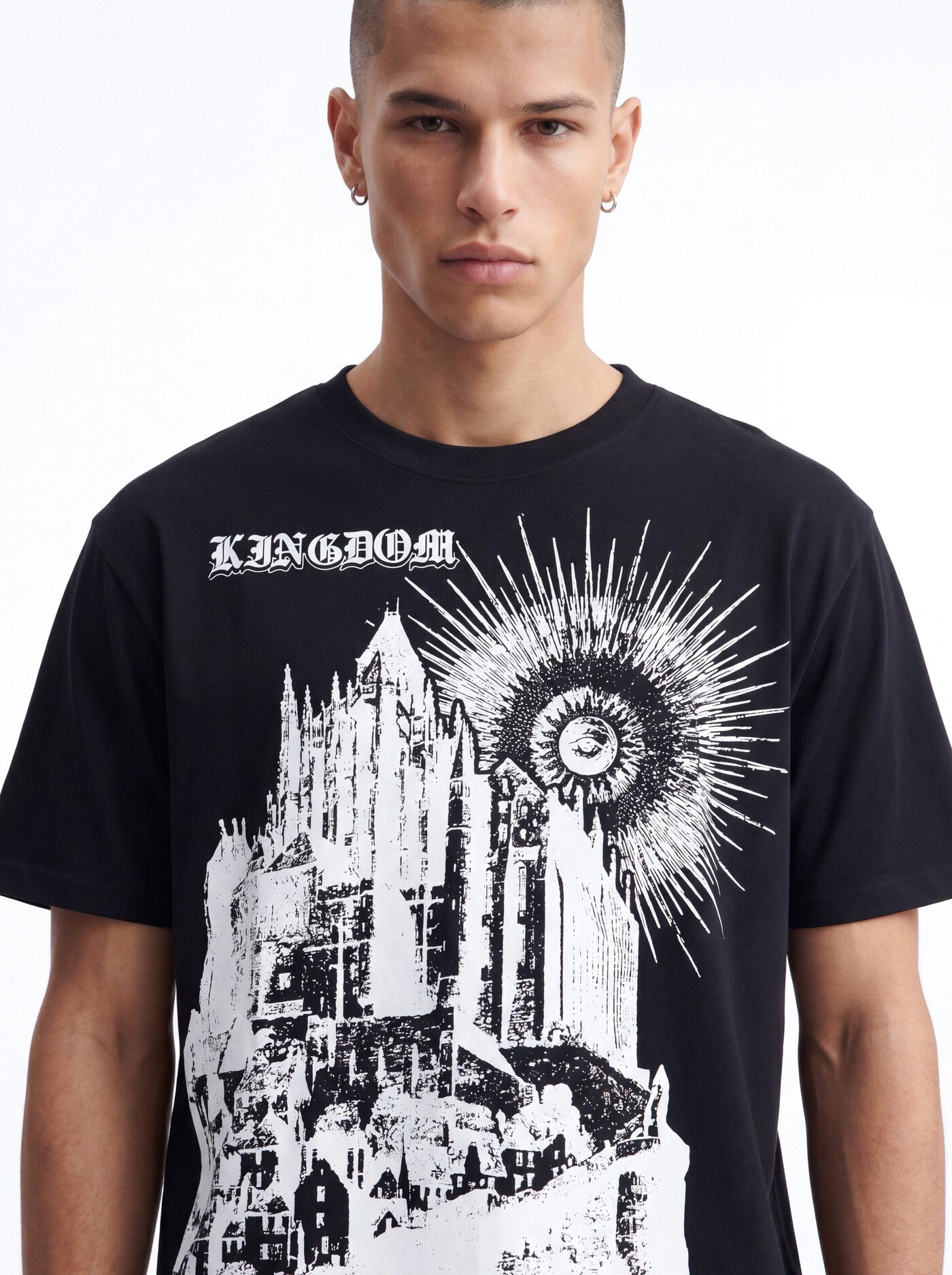 Kingdom Of Heaven Oversized Short Sleeve Tee - Black
