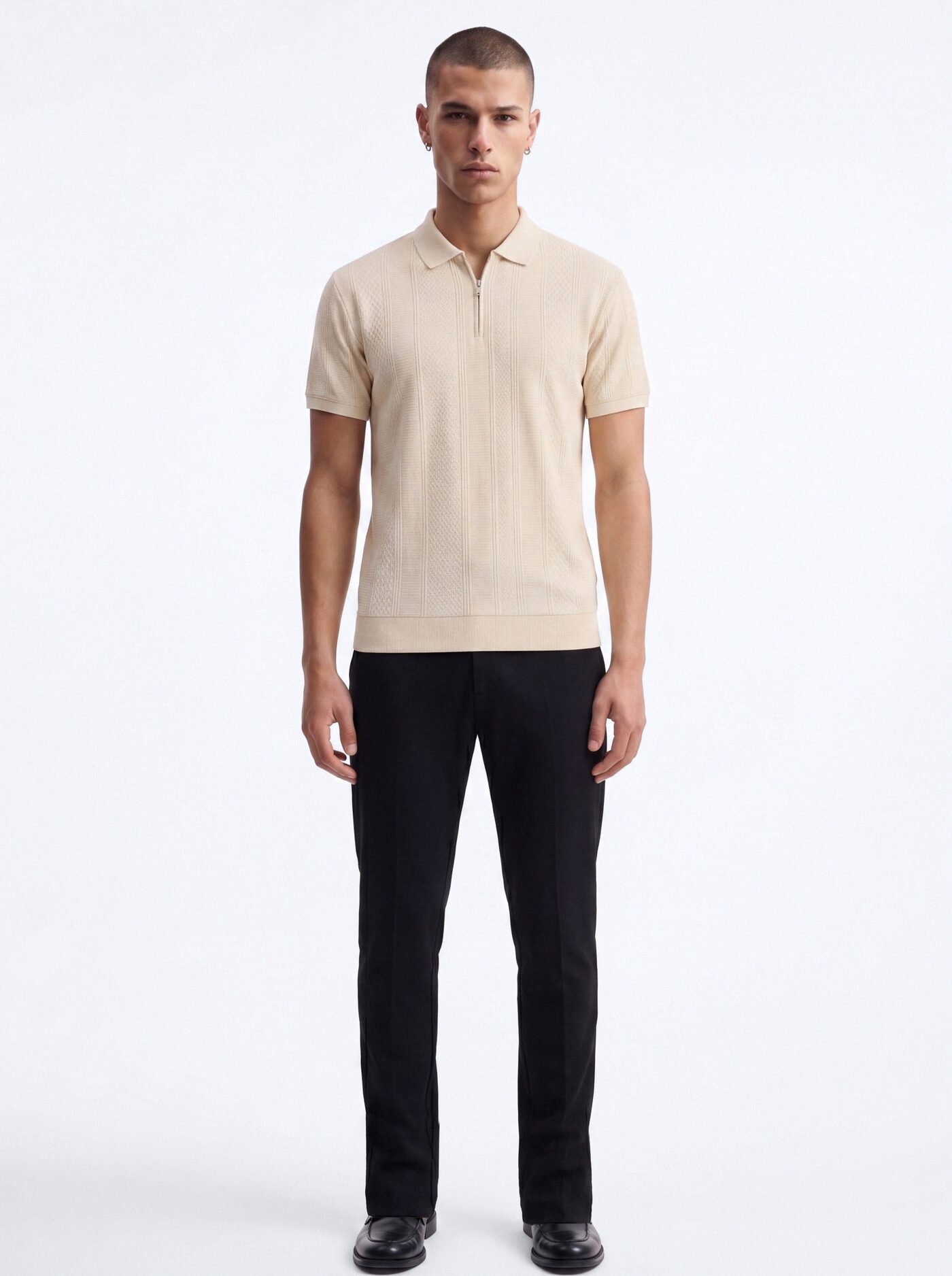 Fairway Short Sleeve Polo - Sand