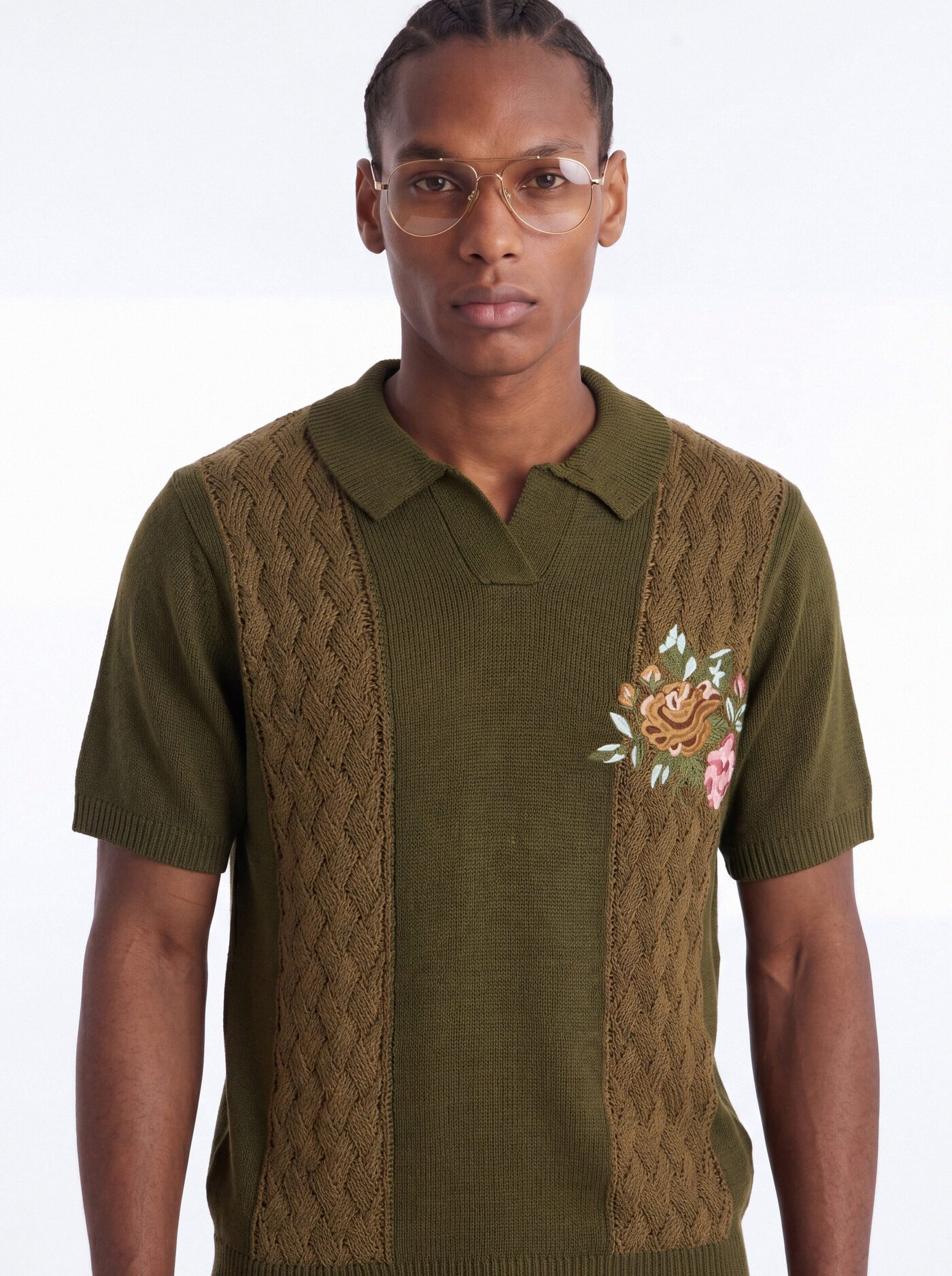 Herbarium Garden Polo - Khaki/combo