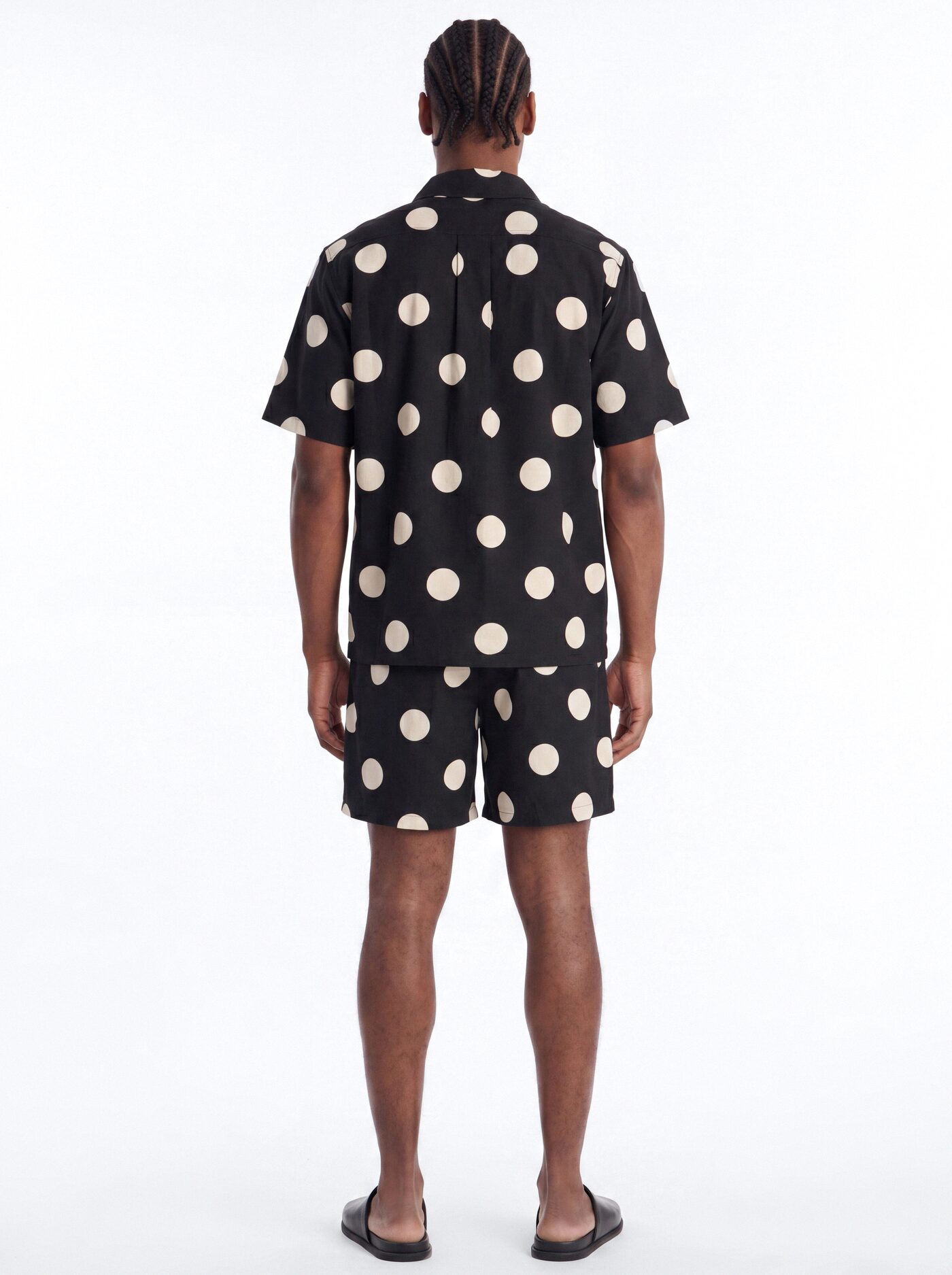 Signature Polka Dot Relaxed Short - Black/combo