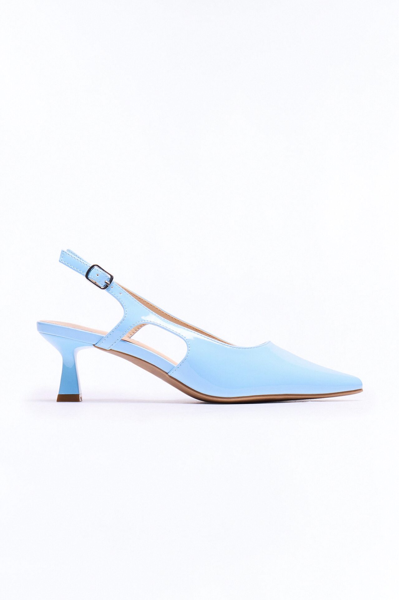 Alena Slingback Pumps - Light Blue