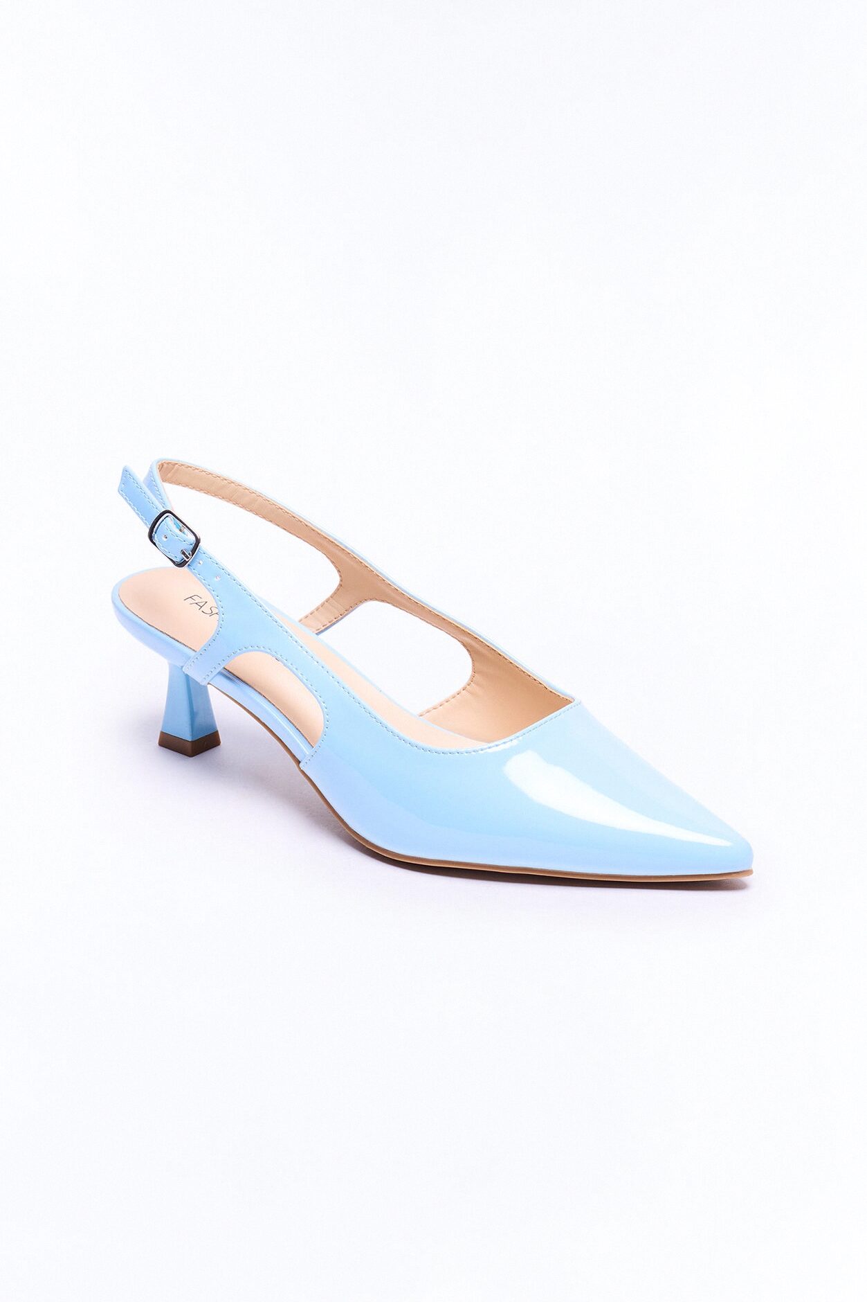 Alena Slingback Pumps - Light Blue