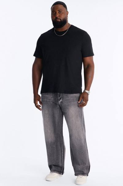 Brooklyn Baggy Jean - Black Wash