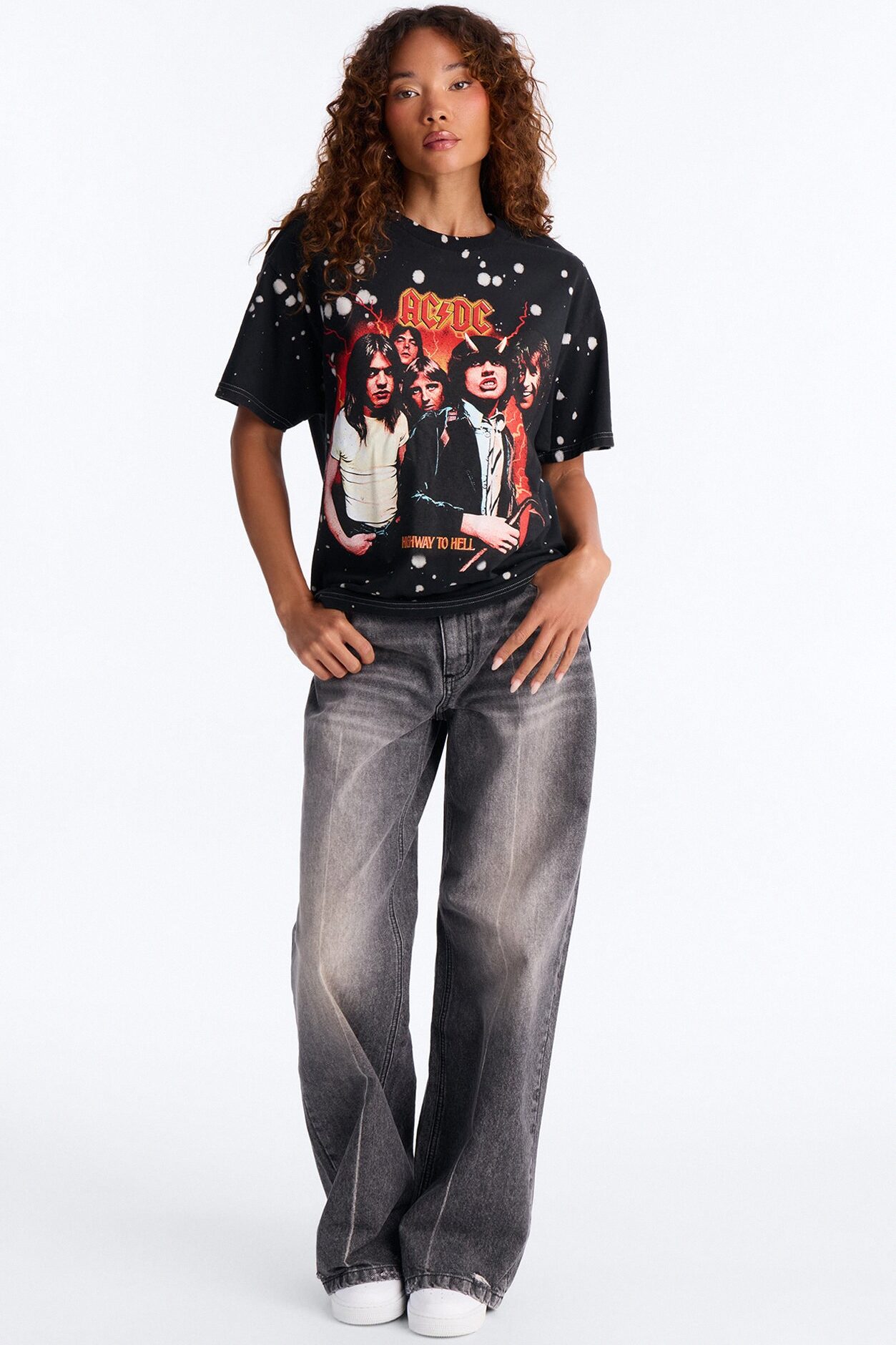 Highway To Hell ACDC Short Sleeve T-Shirt - Black