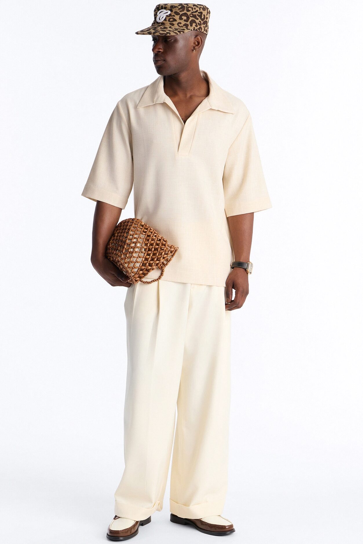Sorrento Relaxed Polo - Tan