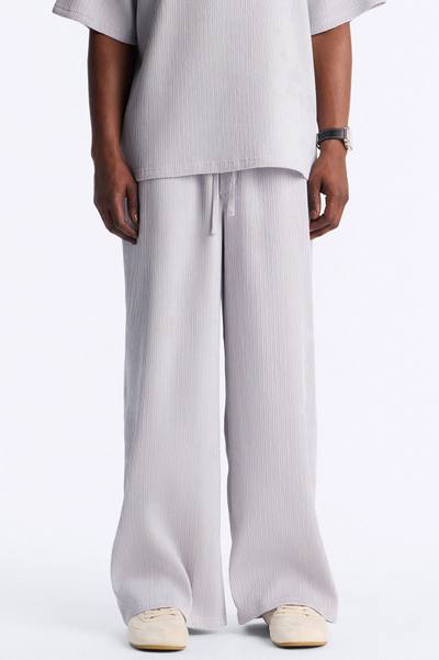 Pure Form Plisse Baggy Pant - Grey