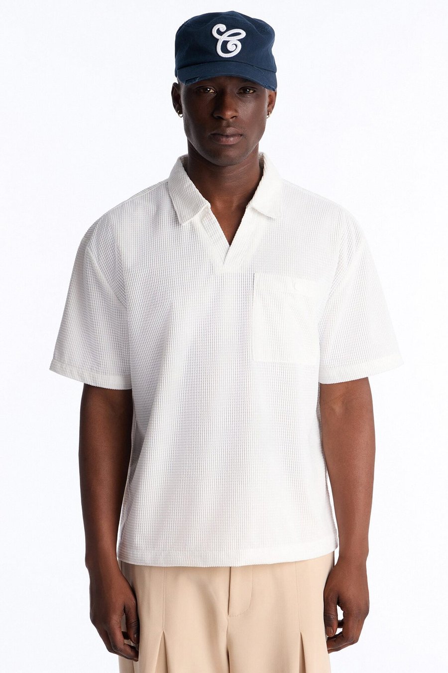 Relaxed Corvino Polo - White
