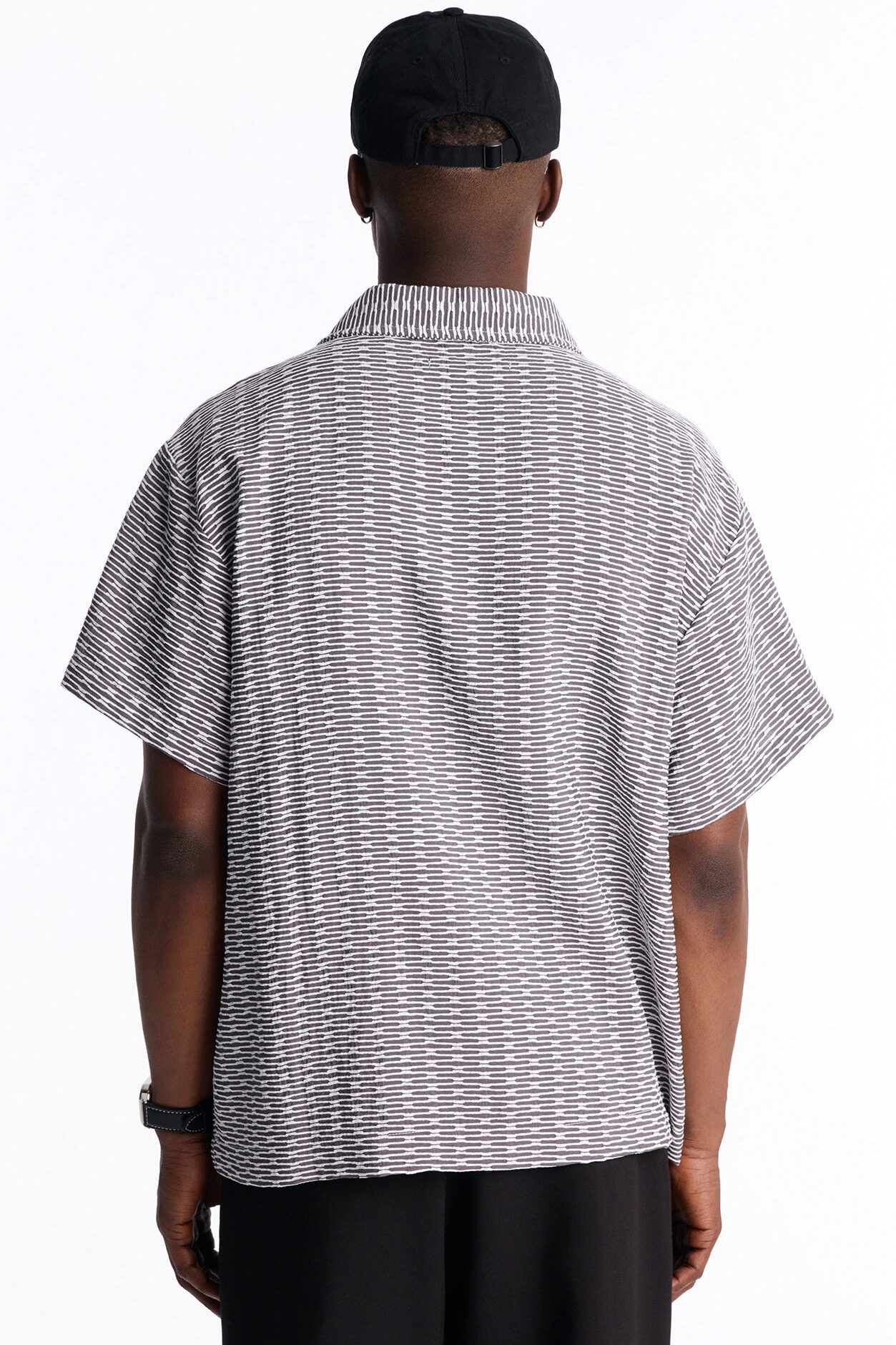 Chenille Terrace Textured Polo - Grey