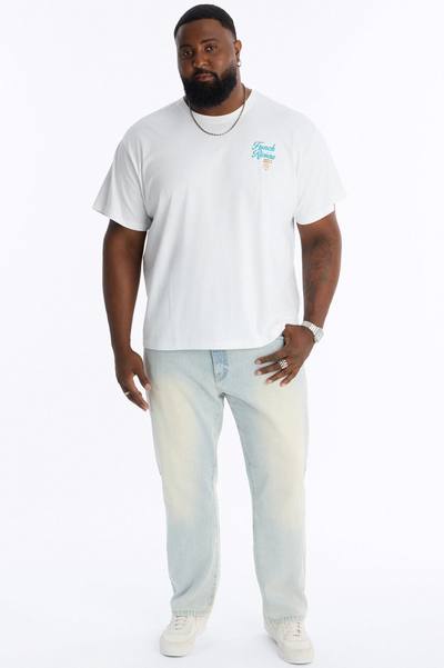 French Riviera Heavy Weight Short Sleeve Tee - White
