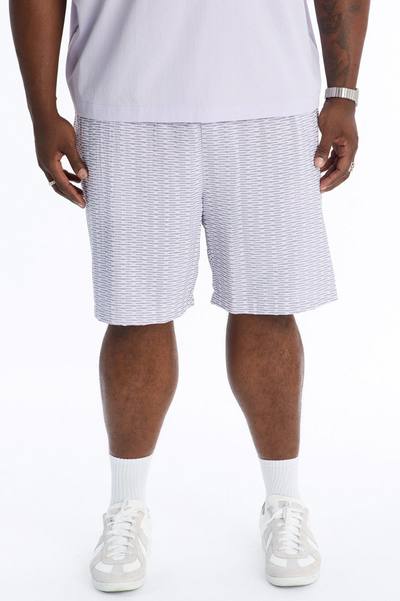 Chenille Terrace Textured Relaxed Short - Purple