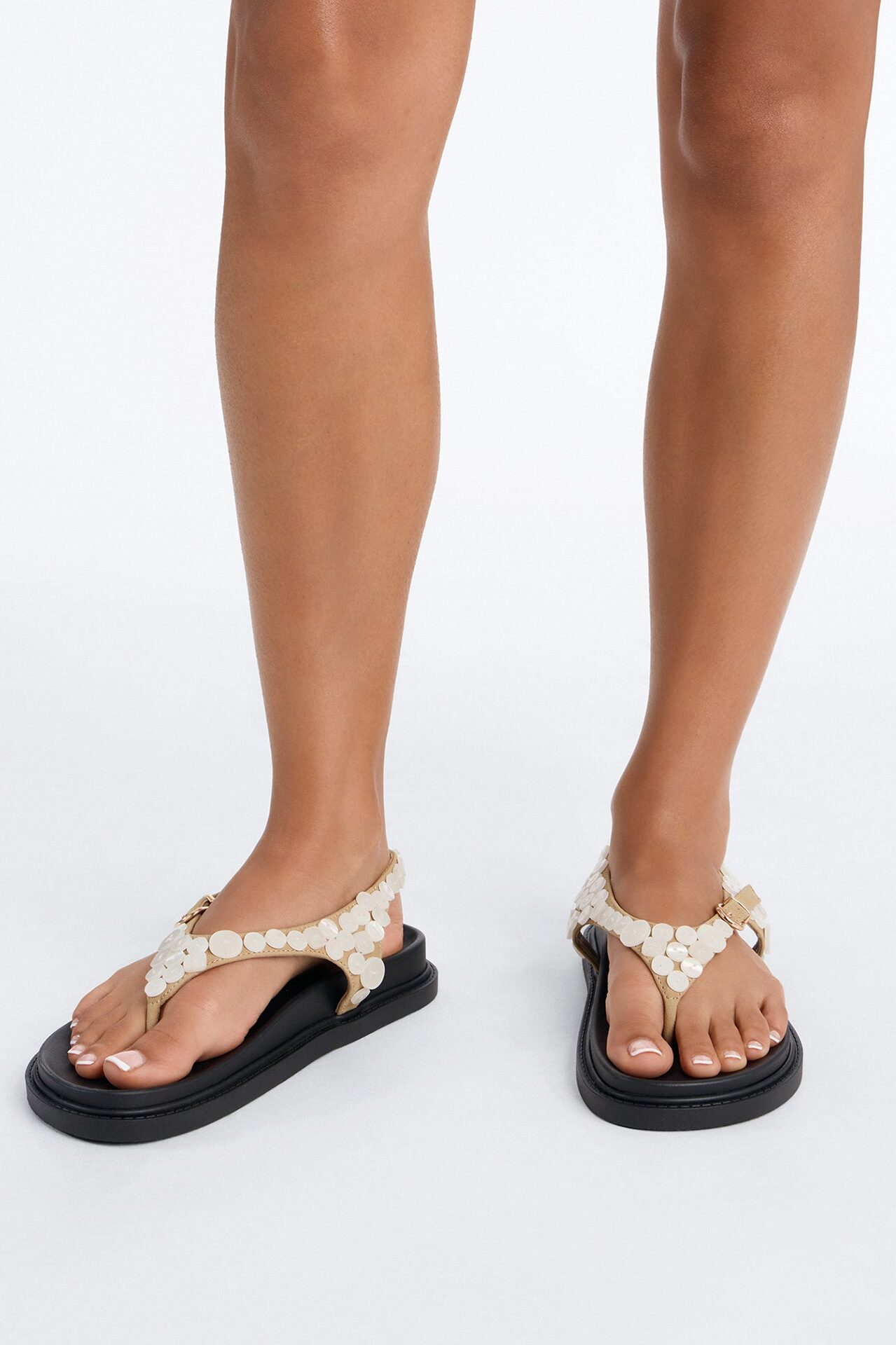 Kariselle Ankle Strap Sandals - Taupe