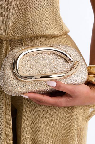 Most Modest Embellished Clutch - Gold