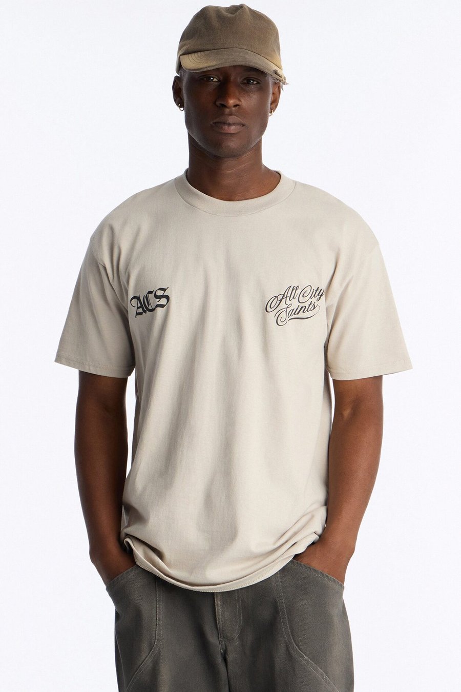 All City Saints Oversized Short Sleeve Tee - Black
