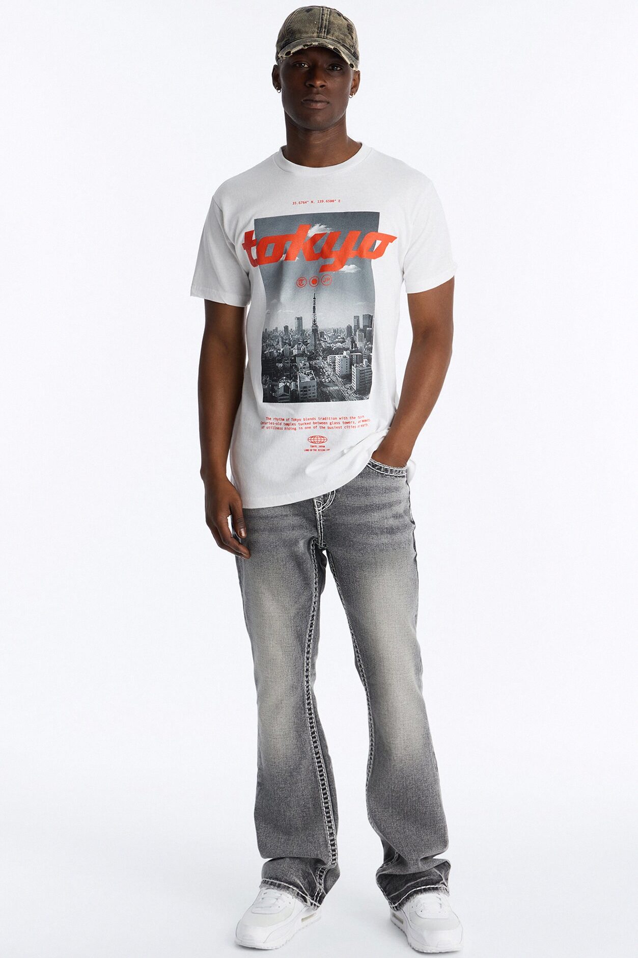 Tokyo Tower Short Sleeve Tee - White