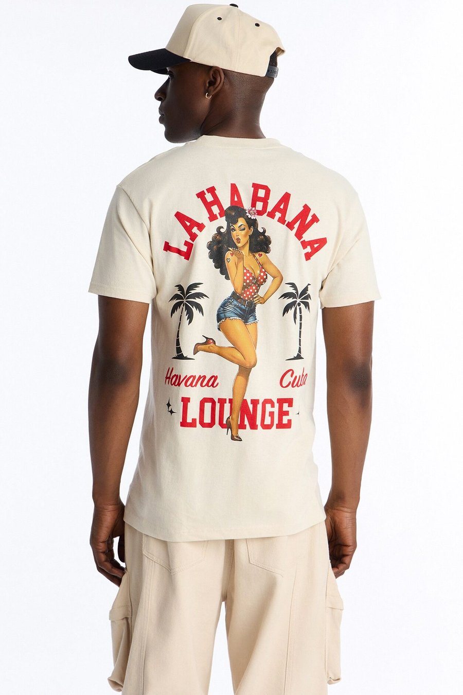 La Habana Lounge Short Sleeve Tee - White