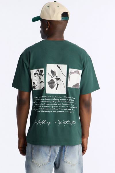 Unfolding Potential Heavy Weight Short Sleeve Tee - Green